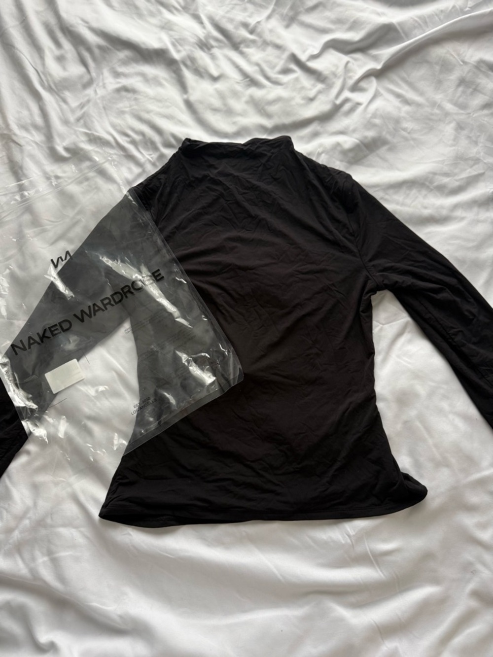 Naked wardrobe long sleeve shirt shirt